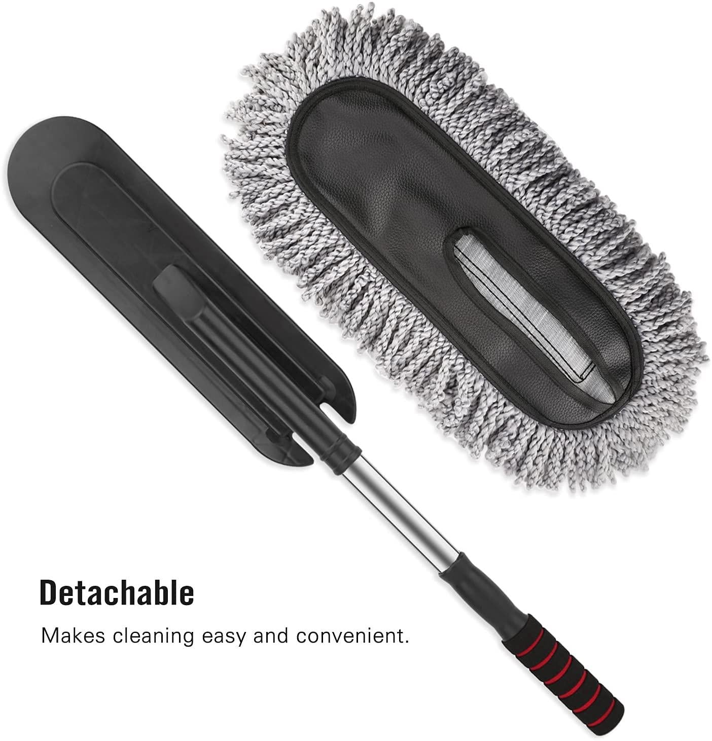 SYMZ 360° Flexi-Duster: Microfiber Car Cleaning Mop