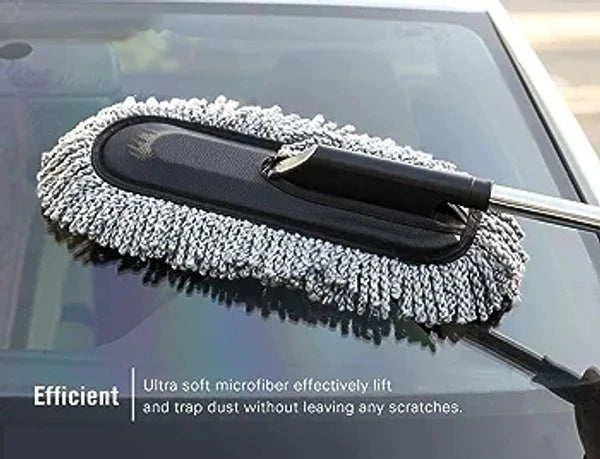 SYMZ 360° Flexi-Duster: Microfiber Car Cleaning Mop