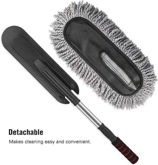 SYMZ 360° Flexi-Duster: Microfiber Car Cleaning Mop