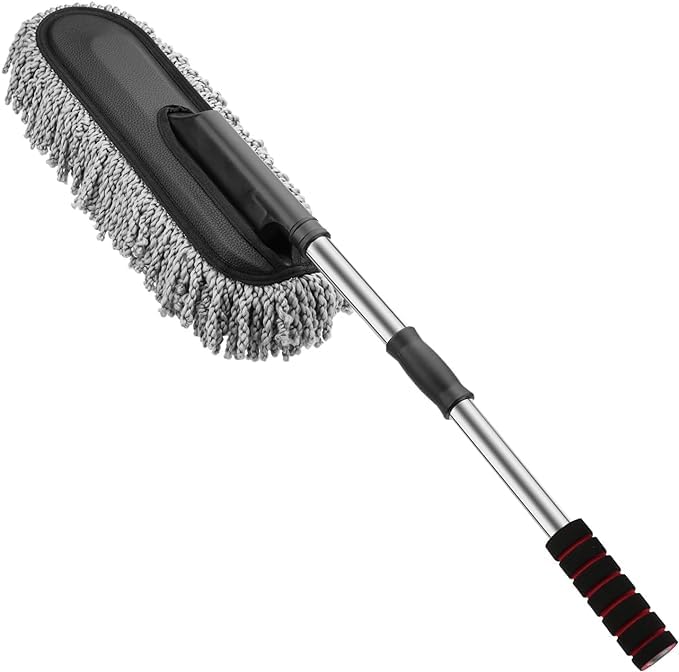 SYMZ 360° Flexi-Duster: Microfiber Car Cleaning Mop
