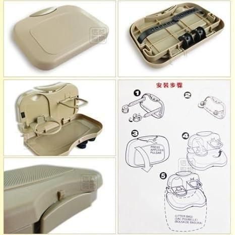 SYMZ Travel Car Tray: Portable Car Cup Holder