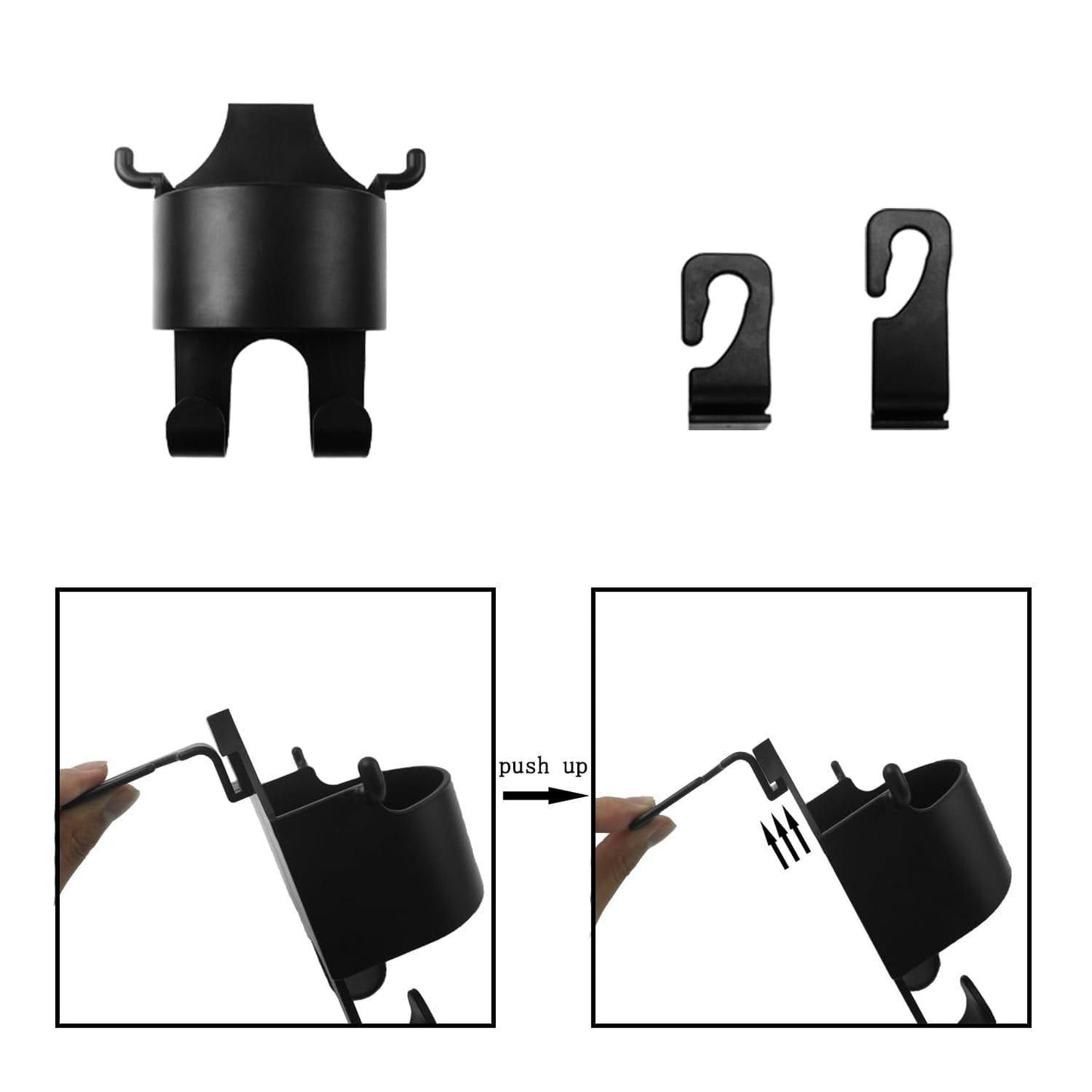 SYMZ Multi-Mount Organizer: Cup & Phone Holder