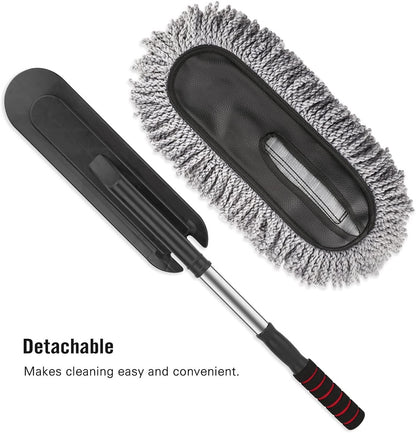 SYMZ 360° Flexi-Duster: Microfiber Car Cleaning Mop