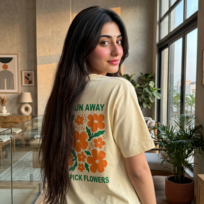 Wild Bloom Premium Oversized Unisex  T-Shirt