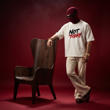 Not Today Oversized Graphic T-Shirt for Men