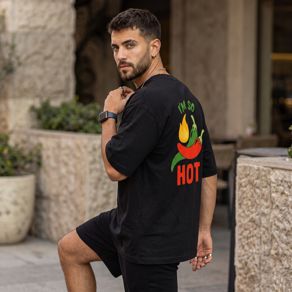 The Sizzling Oversized Graphic T-Shirt for Men