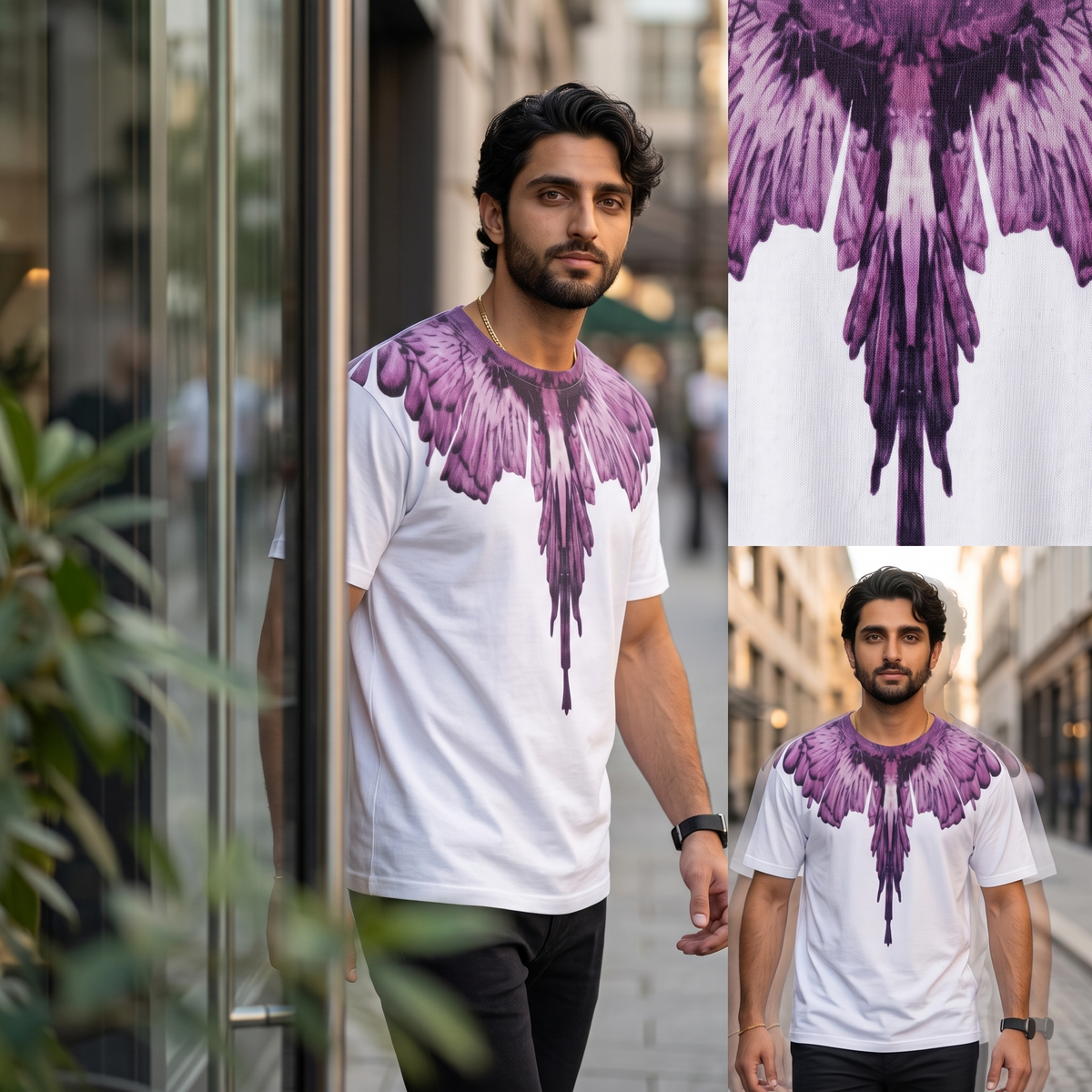 Vibrant Wings Luxury Oversized T-Shirt