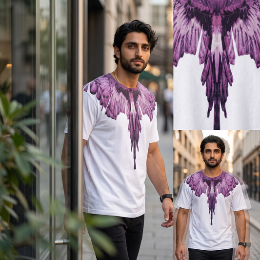 Vibrant Wings Luxury Oversized T-Shirt