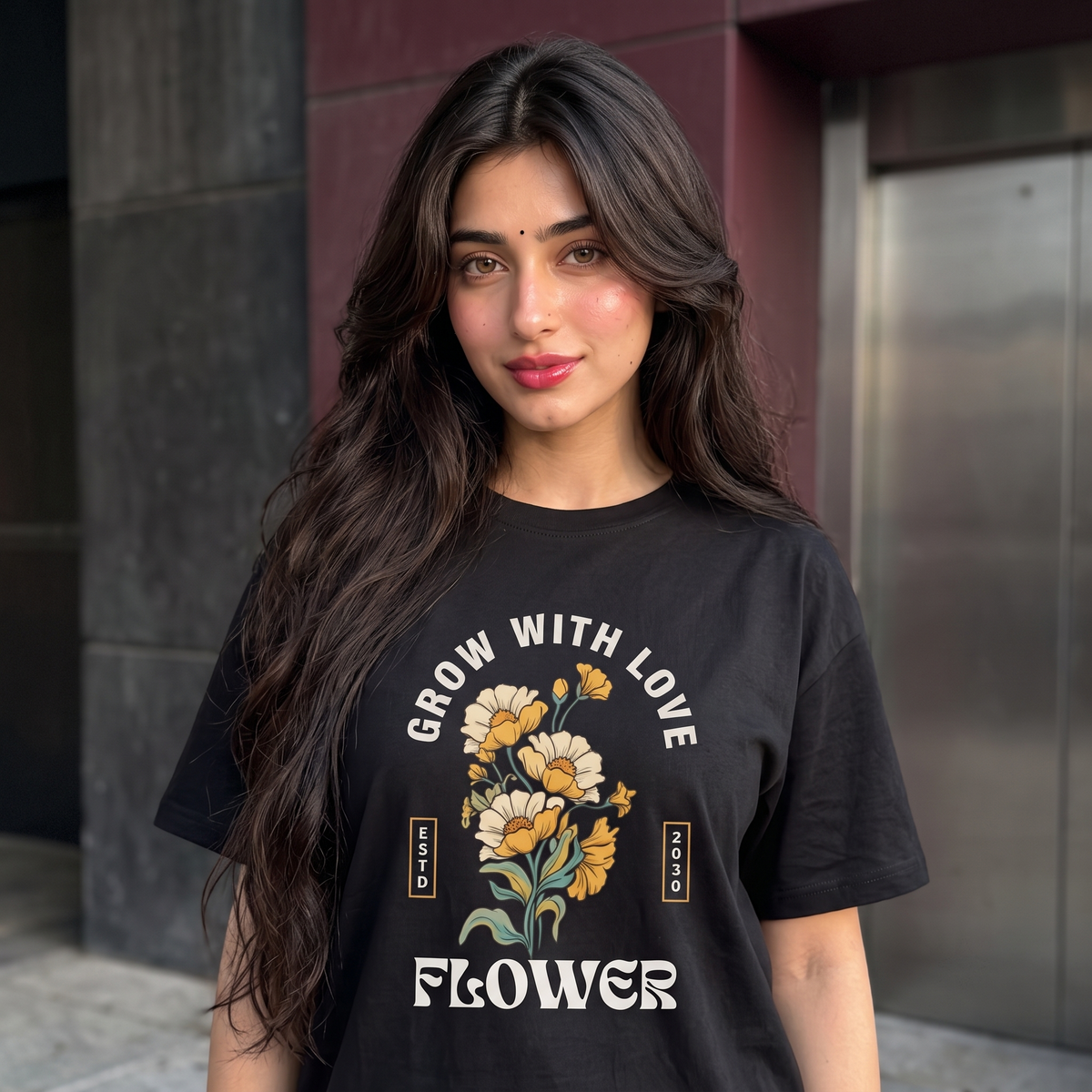 Grow With Love Oversized T-Shirt