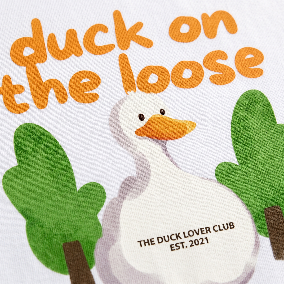Duck On The Loose Oversized Tee for Women
