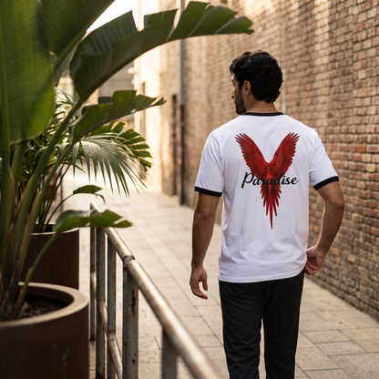 Scarlet Paradise Ringer T-Shirt