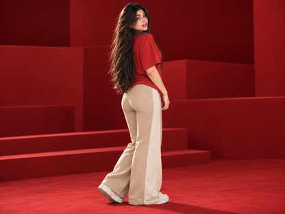 Solid Oversized T-Shirt for Women