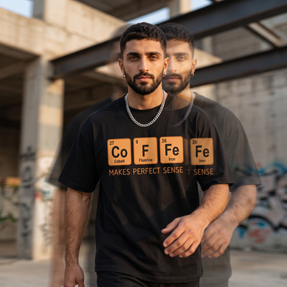 The Coffee Chemistry Oversized T-Shirt for Men