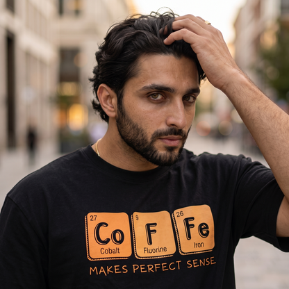The Coffee Chemistry Oversized T-Shirt for Men