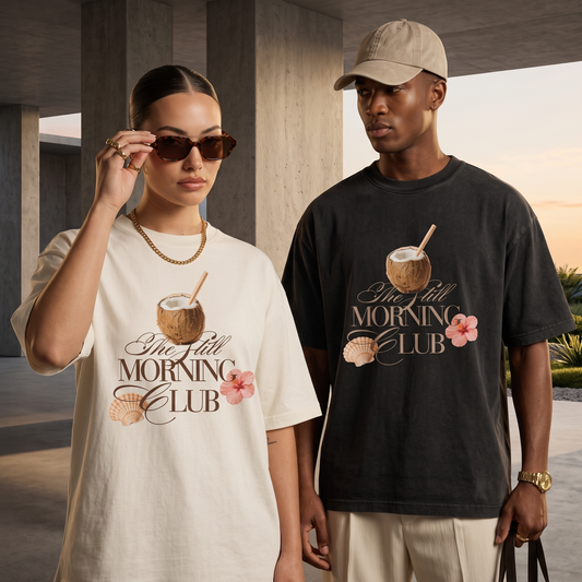 Vibrant Morning Club Unisex Graphic Tee