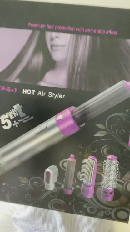 Multifunctional 5 in 1 Hair Styler Hot Comb
