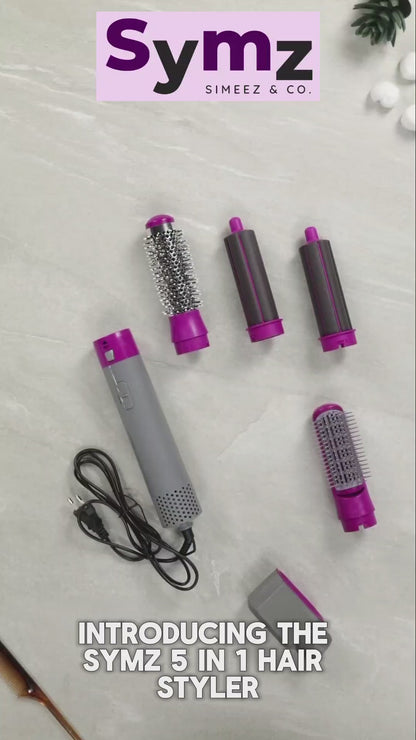 Multifunctional 5 in 1 Hair Styler Hot Comb