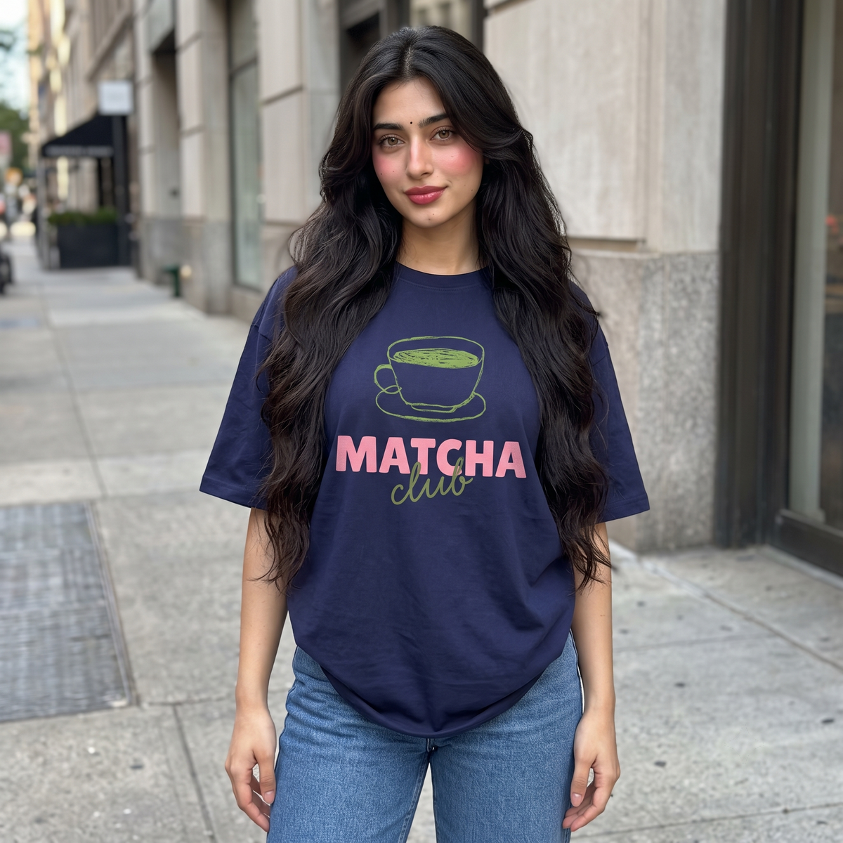 Unisex Matcha Club Oversized T-Shirt