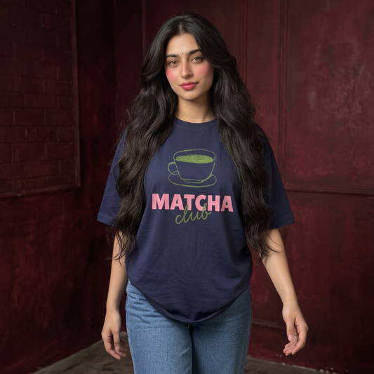 Unisex Matcha Club Oversized T-Shirt